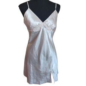 Secret Treasures Floral Sequin Pink Slip Dress Sz L